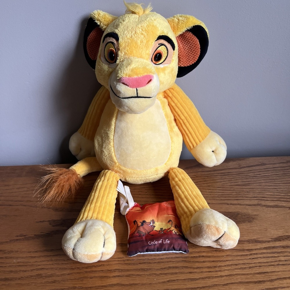 Scentsy Buddy Disney 16" Simba Lion King Plush With Scent Pack Lovey